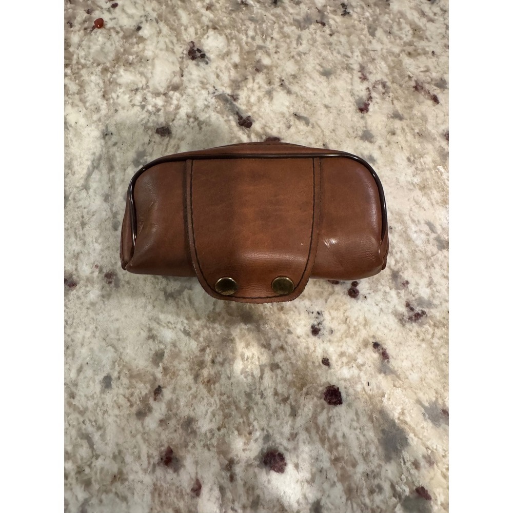 Kodak Trimlite Instamatic 18 Camera Brown Leather Case Vintageโ